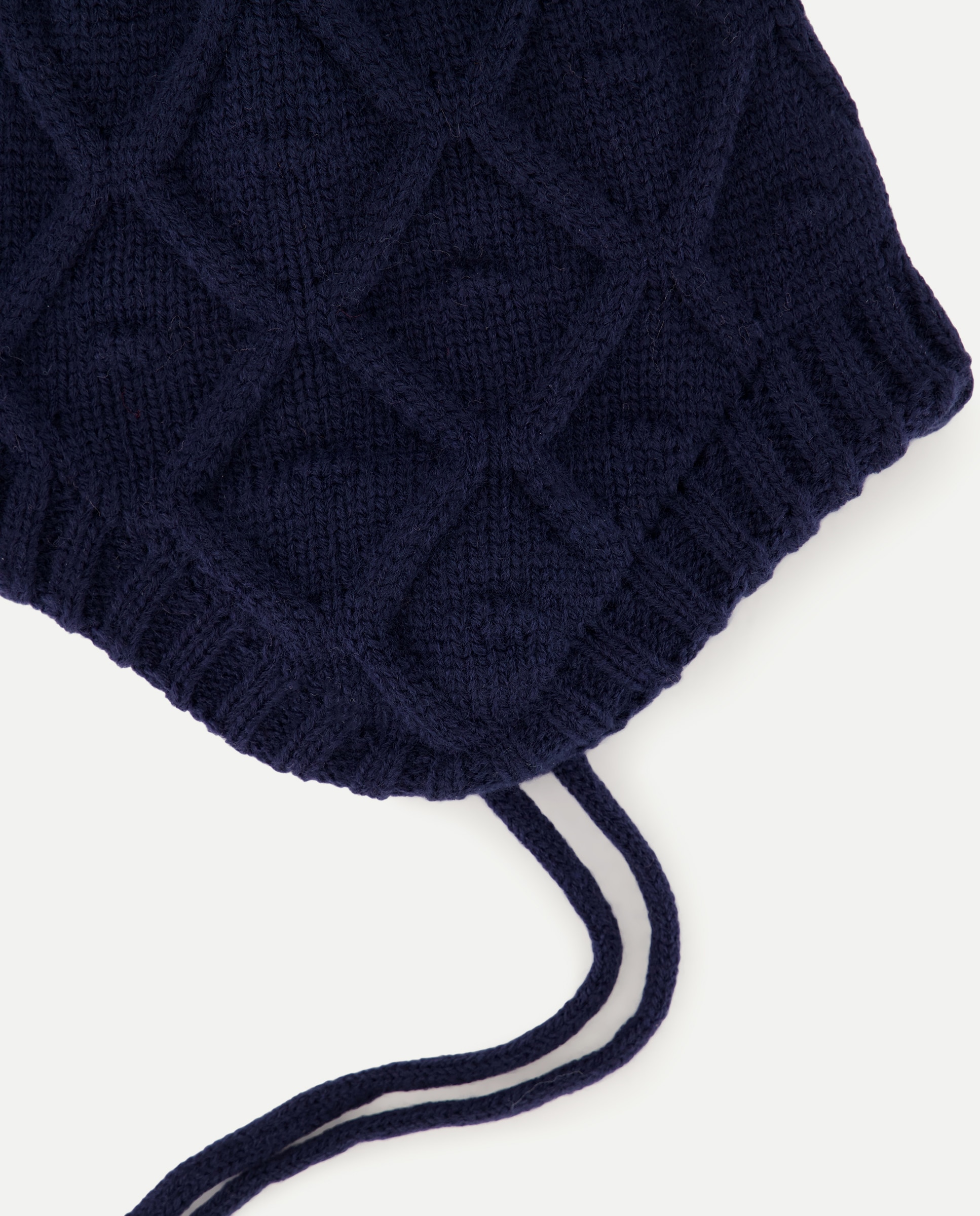 Gorro con orejas liso de bebé - Baby El Corte Inglés - Azul marino Azul marino-2