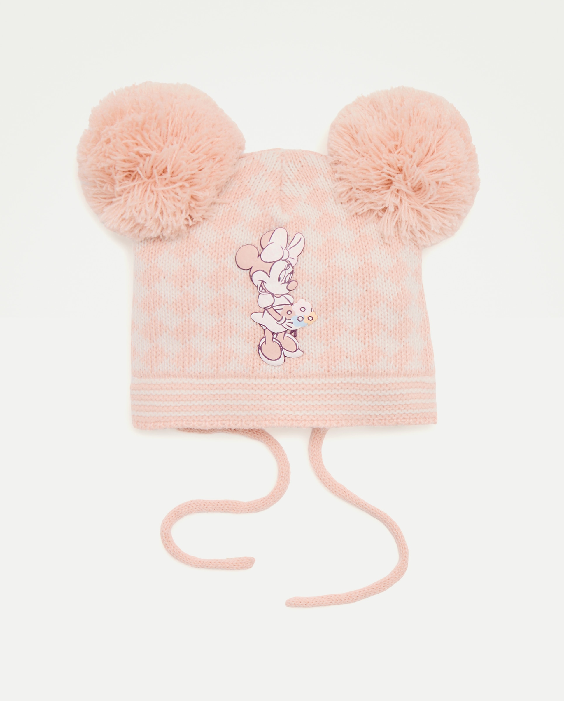 Gorro de bebé bicolor Minnie - Baby El Corte Inglés - Burdeos Burdeos-1
