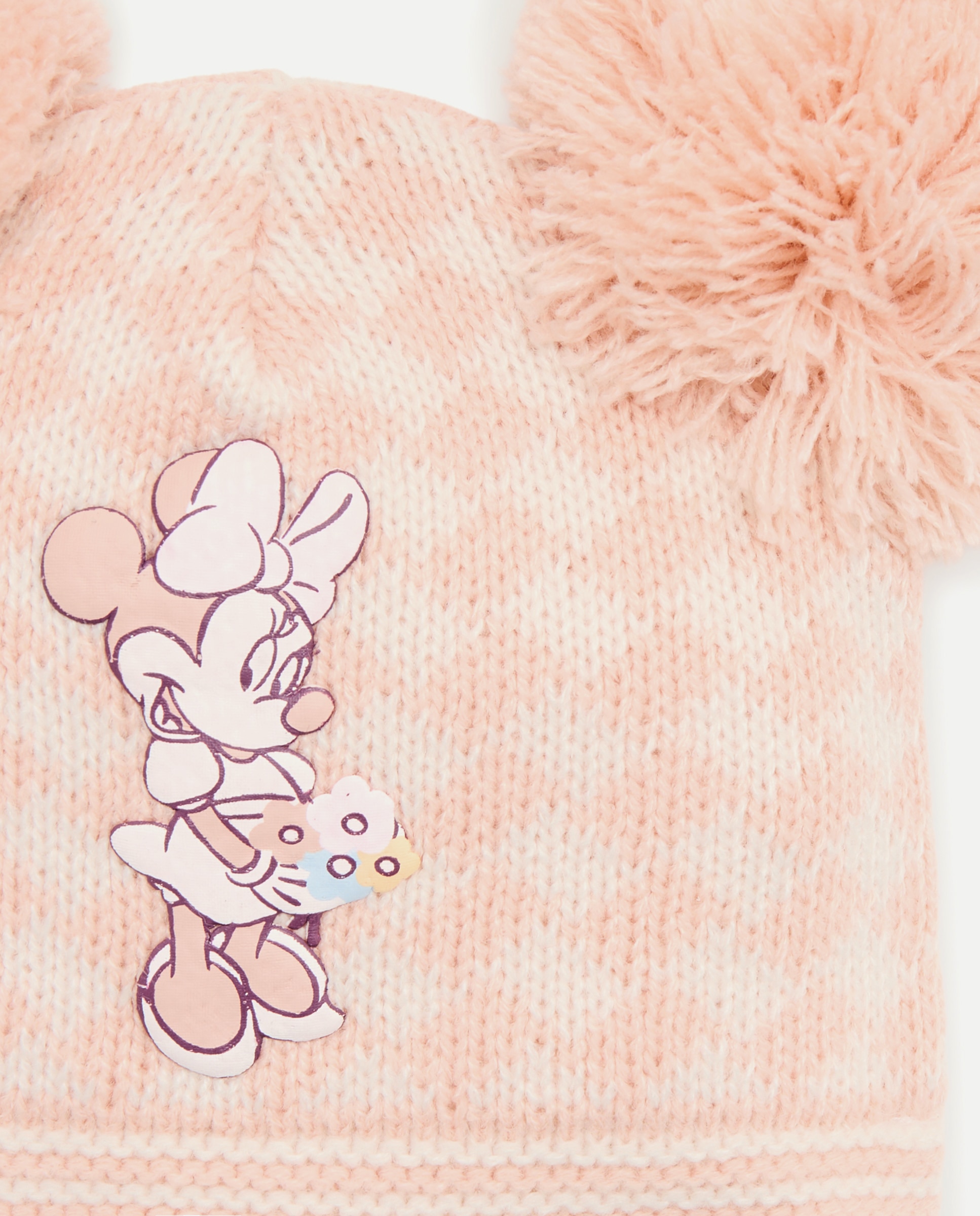 Gorro de bebé bicolor Minnie - Baby El Corte Inglés - Burdeos Burdeos-2