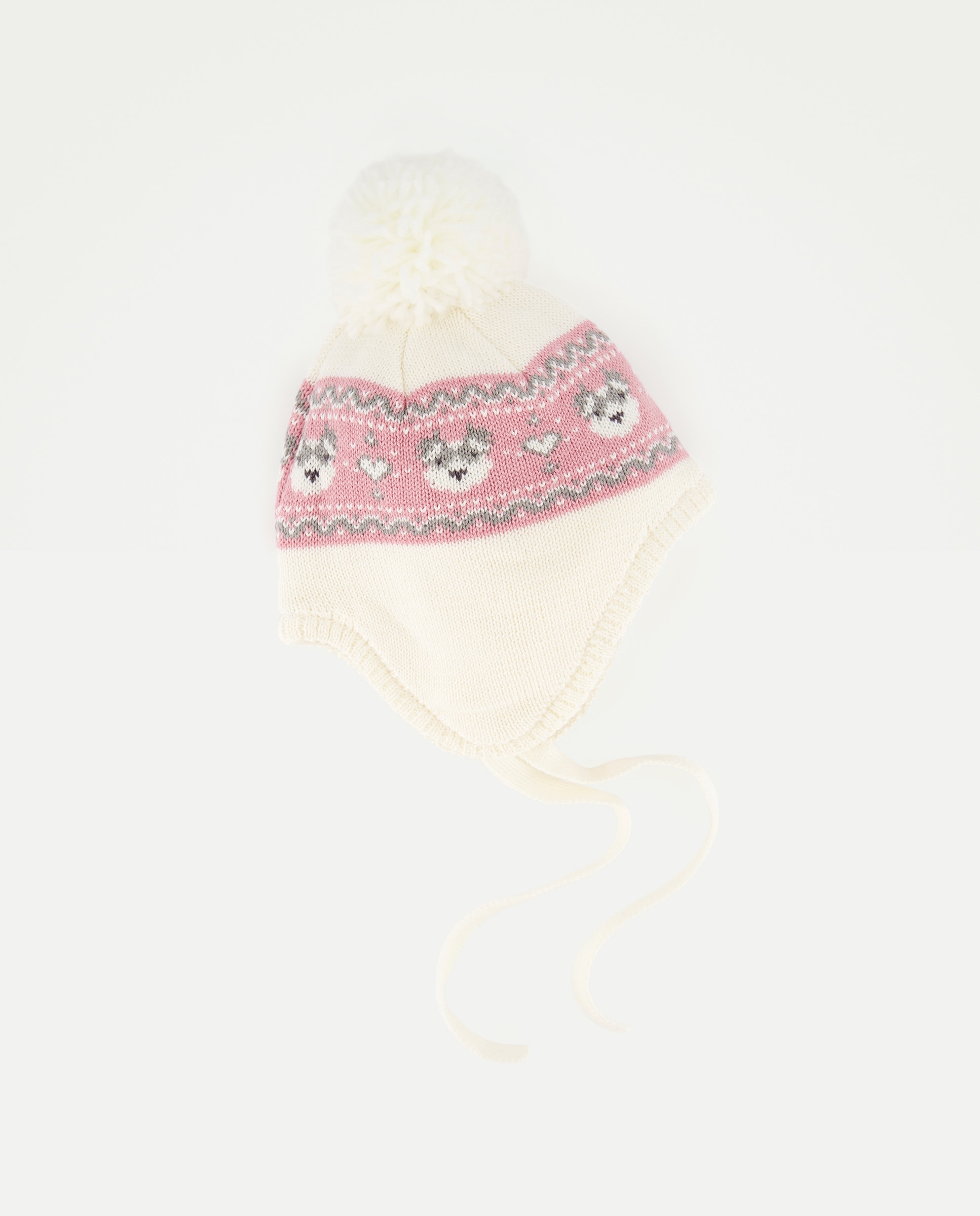 Gorro de bebé jacquard fantasía coordinado - Baby El Corte Inglés - 120 Crudo 120 Crudo-1