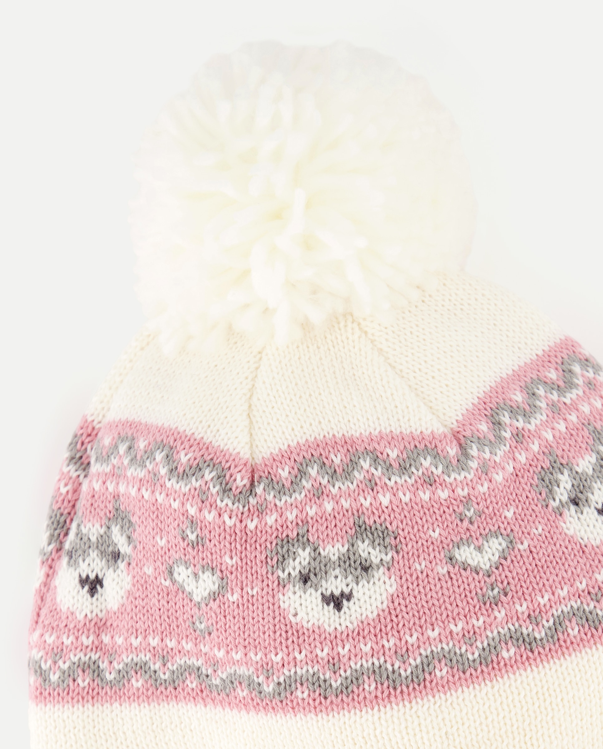 Gorro de bebé jacquard fantasía coordinado - Baby El Corte Inglés - 120 Crudo 120 Crudo-2