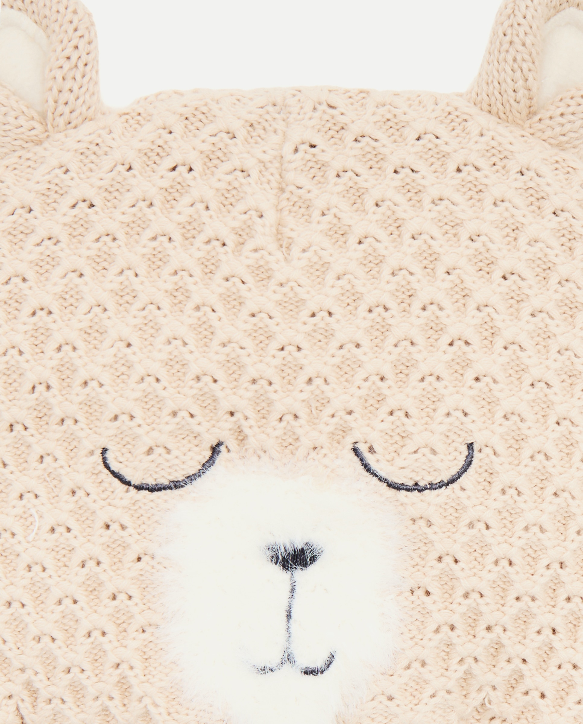 Gorro de bebé fantasía osito orejas 3D - Baby El Corte Inglés - Beige Beige-2