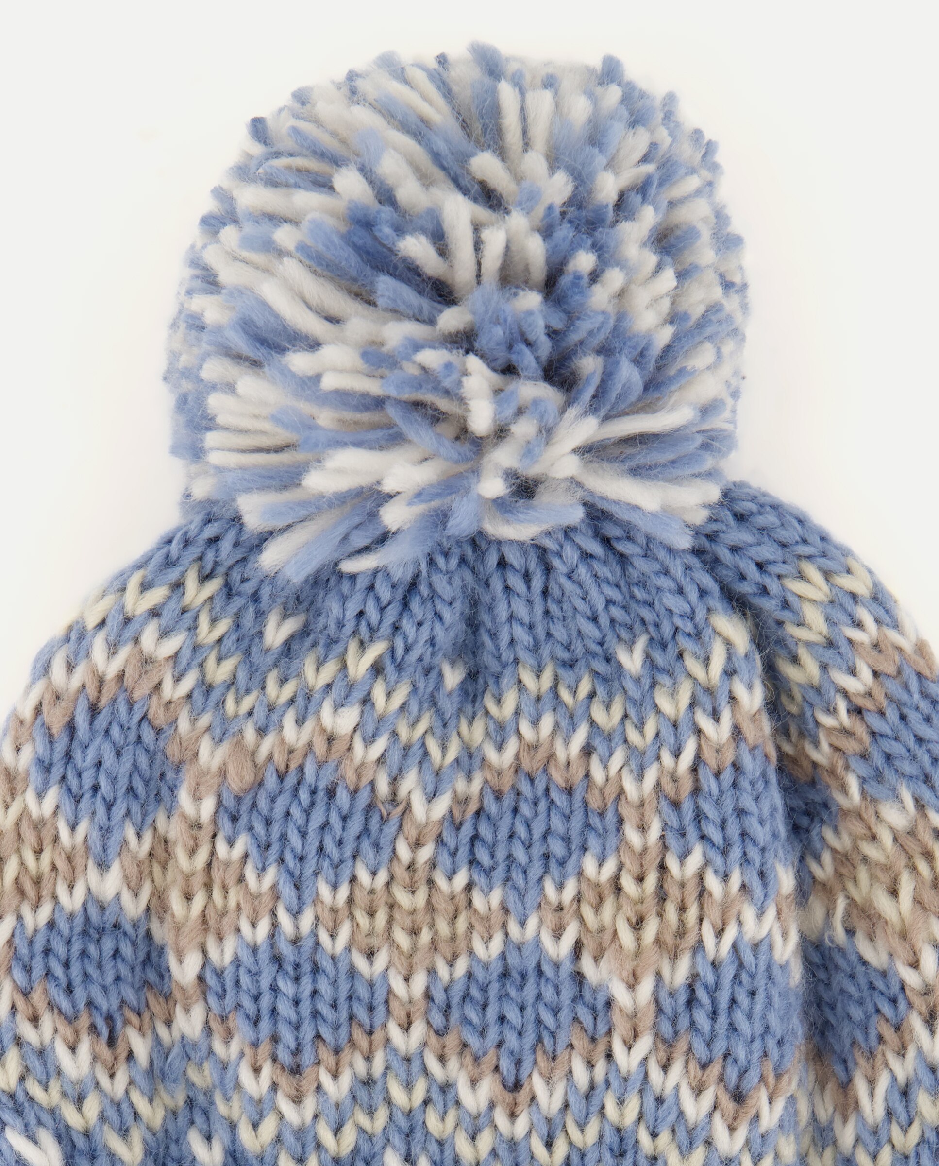 Gorro de Bebé com Jacquard Baby El Corte Inglés 410 Azul Claro-2