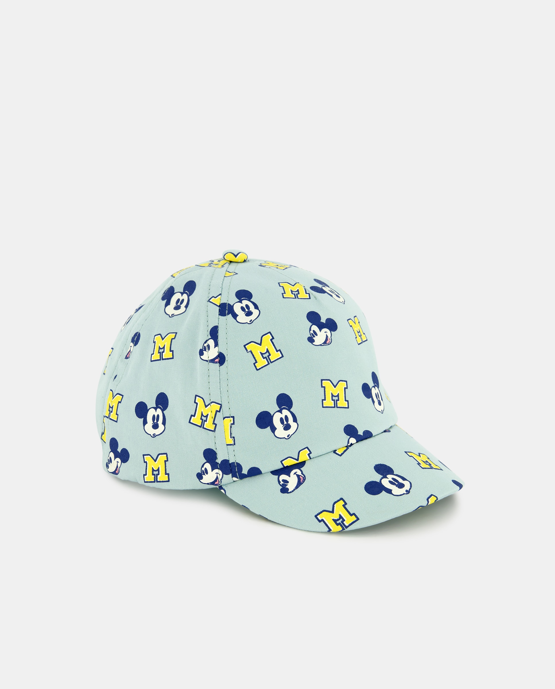 Boné de Bebé com All Over Print do Mickey Baby El Corte Inglés Azul-1