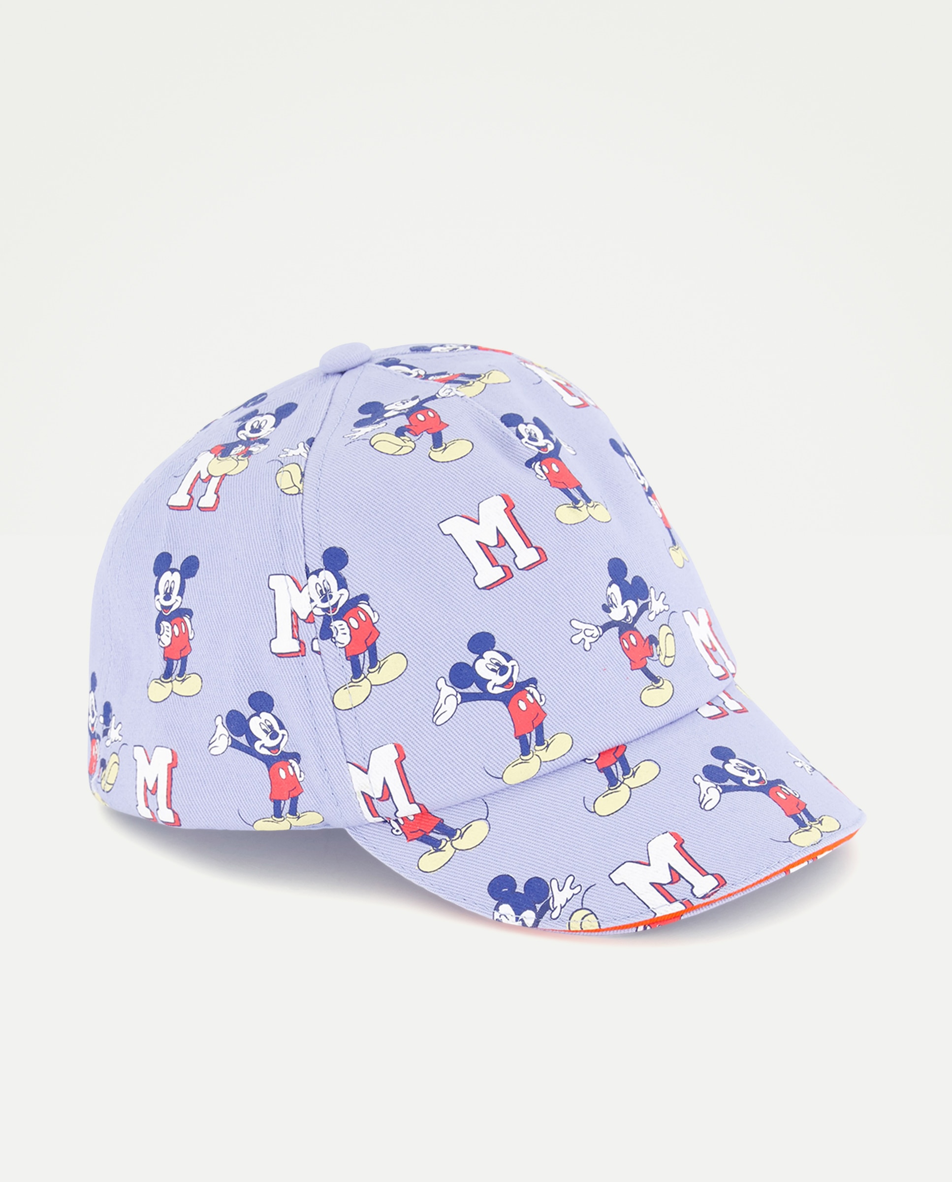 Boné de Bebé com Estampado Mickey 410 Azul Claro-1