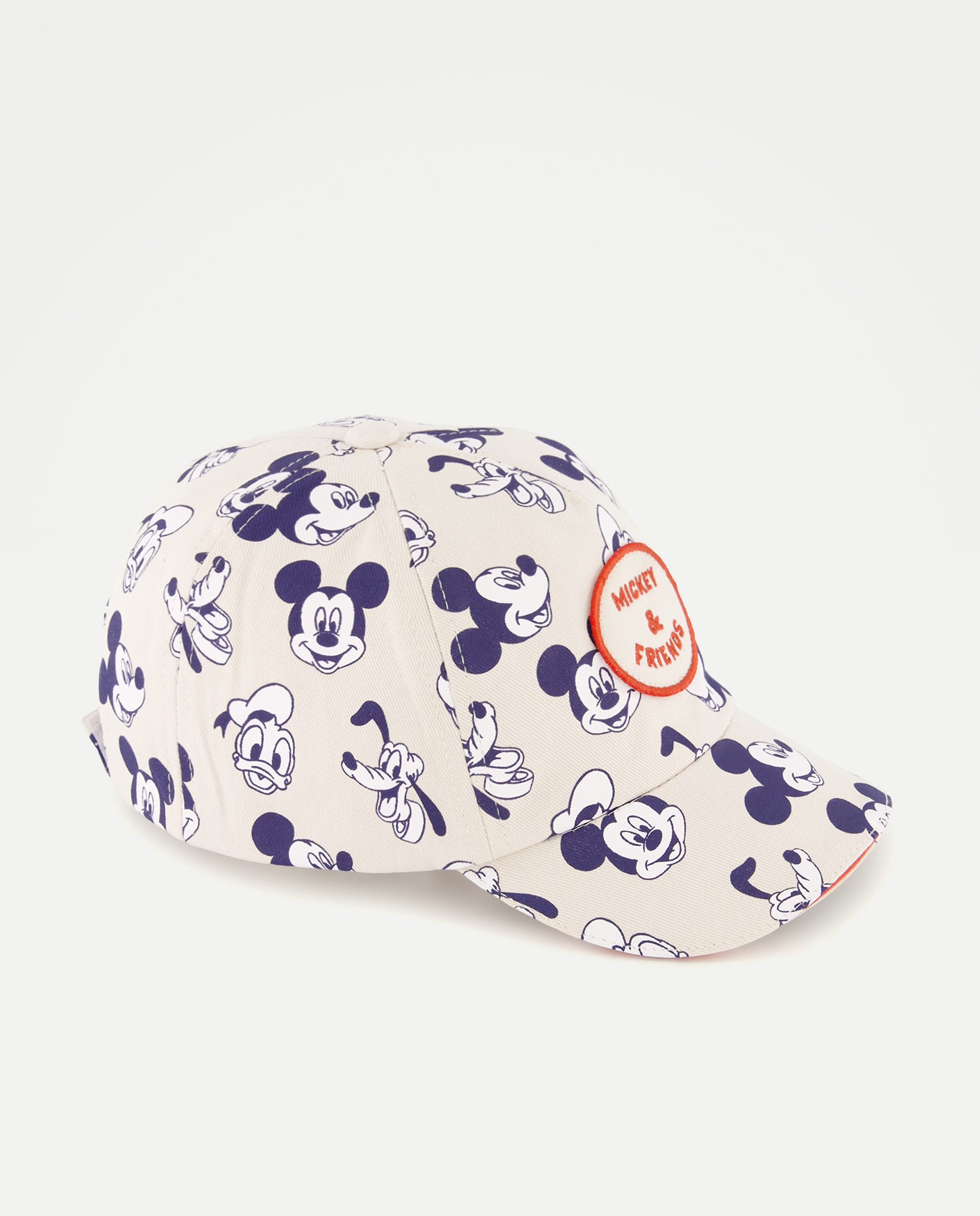 Boné de Bebé com Estampado Mickey e Amigos 120 Cru-1