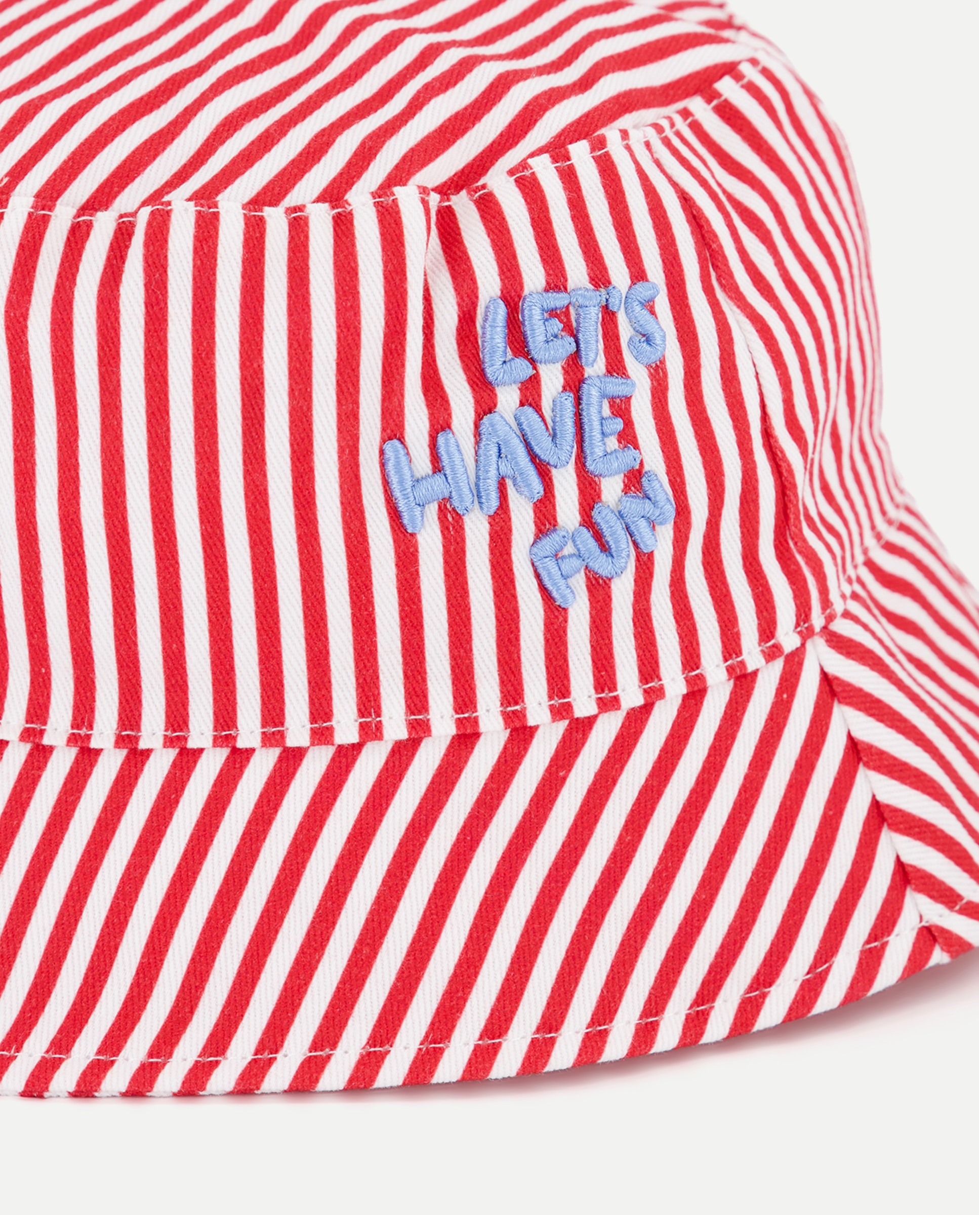 Gorro de Seersucker de Bebé às Riscas Baby El Corte Inglés 600 Vermelho-2