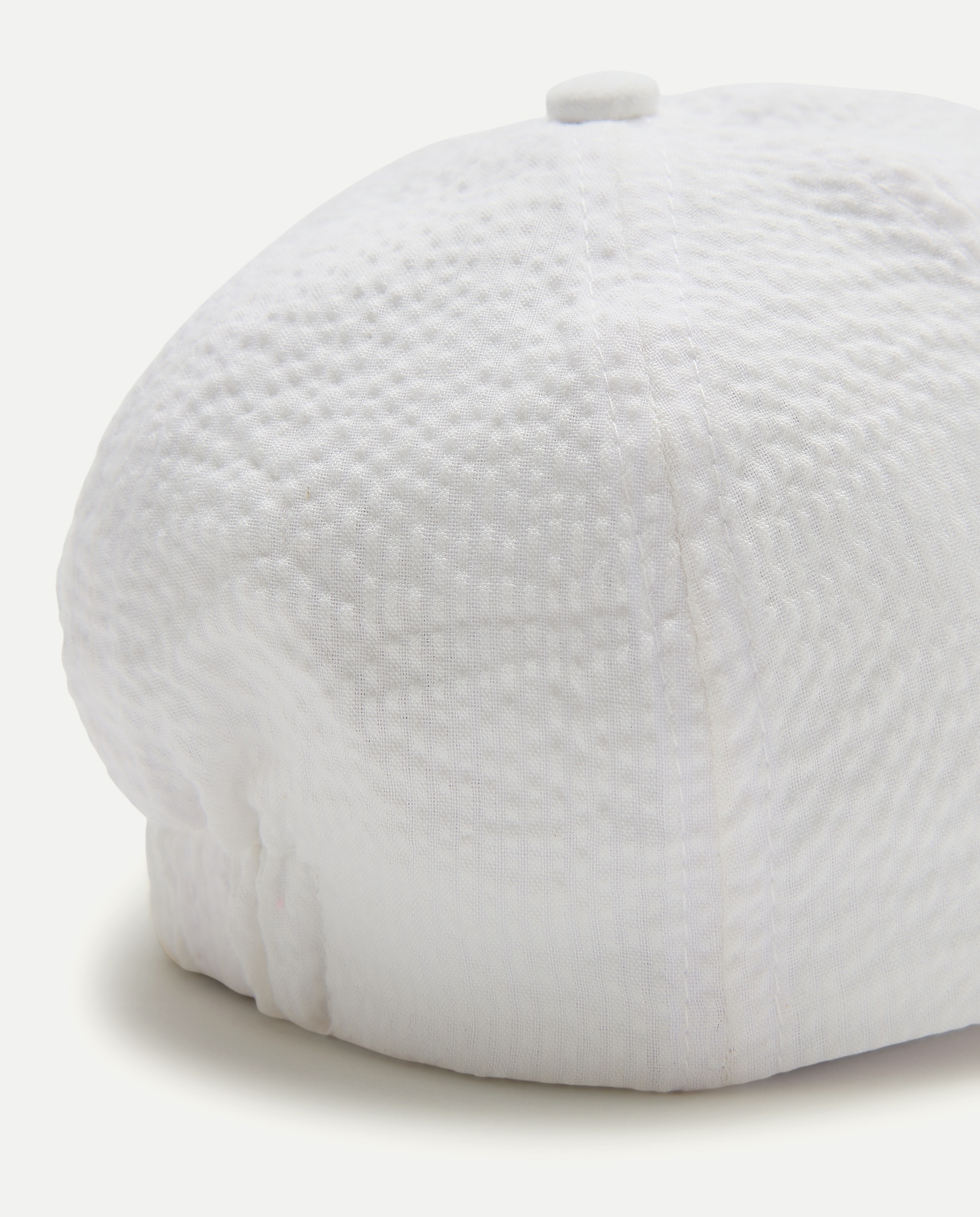 Boné de Bebé em Seersucker às Riscas Baby El Corte Inglés Branco-2