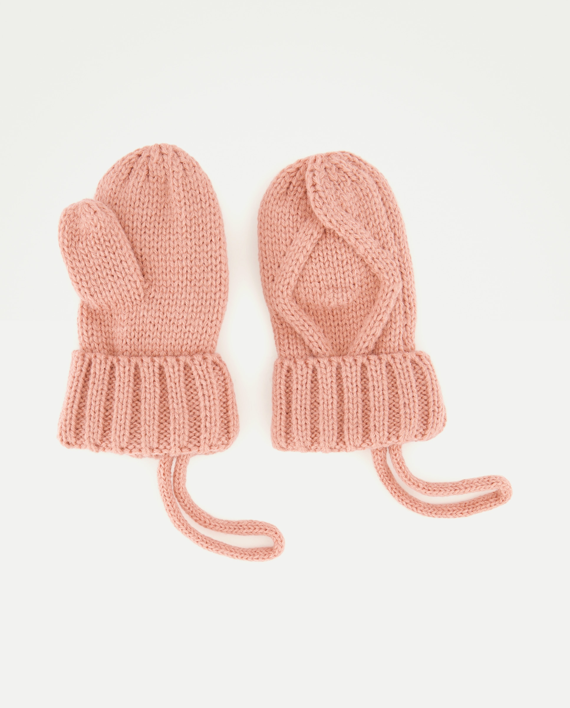 Manoplas lisas de bebé - Baby El Corte Inglés - Rosa claro Rosa claro-1