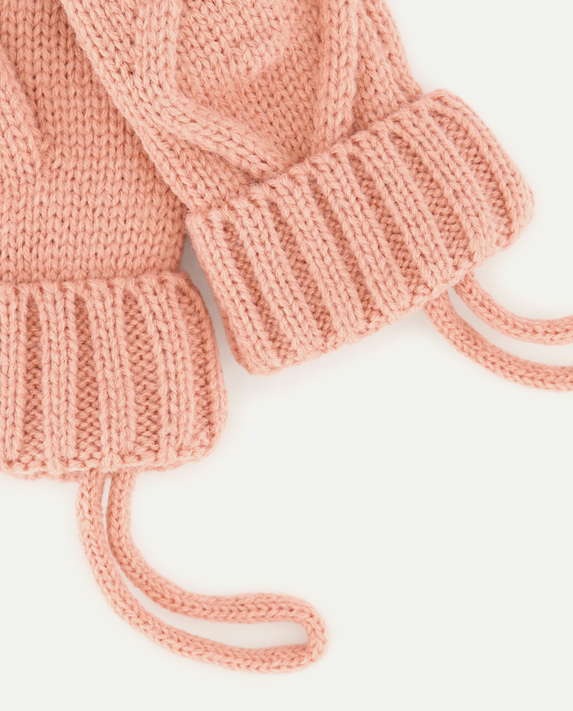 Manoplas lisas de bebé - Baby El Corte Inglés - Rosa claro Rosa claro-2