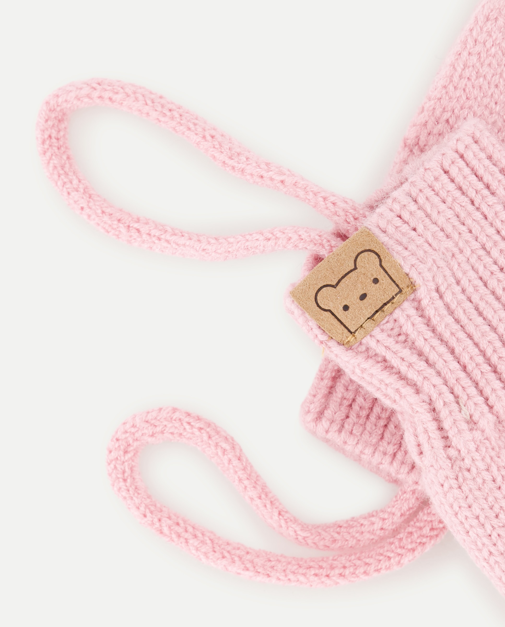 Luvas de Malha Canelada Baby El Corte Inglés Rosa-claro-2