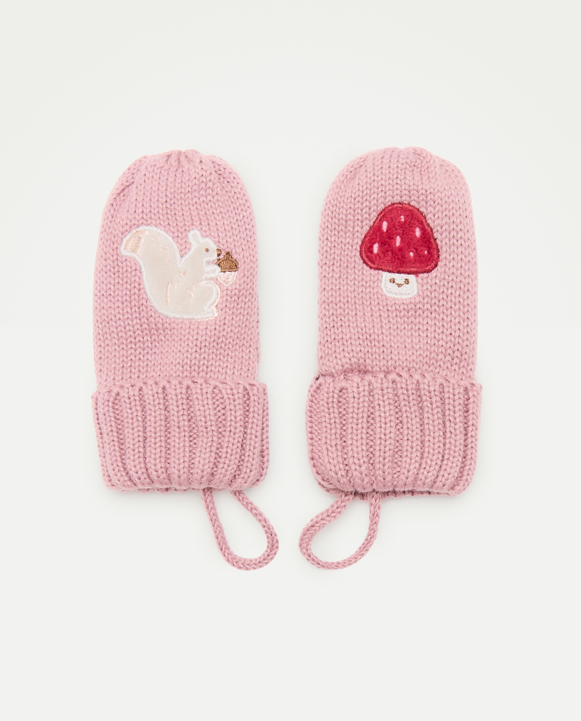 Manoplas con estampado fantasía de bebé - Baby El Corte Inglés - 220 Rosa palo 220 Rosa palo-1