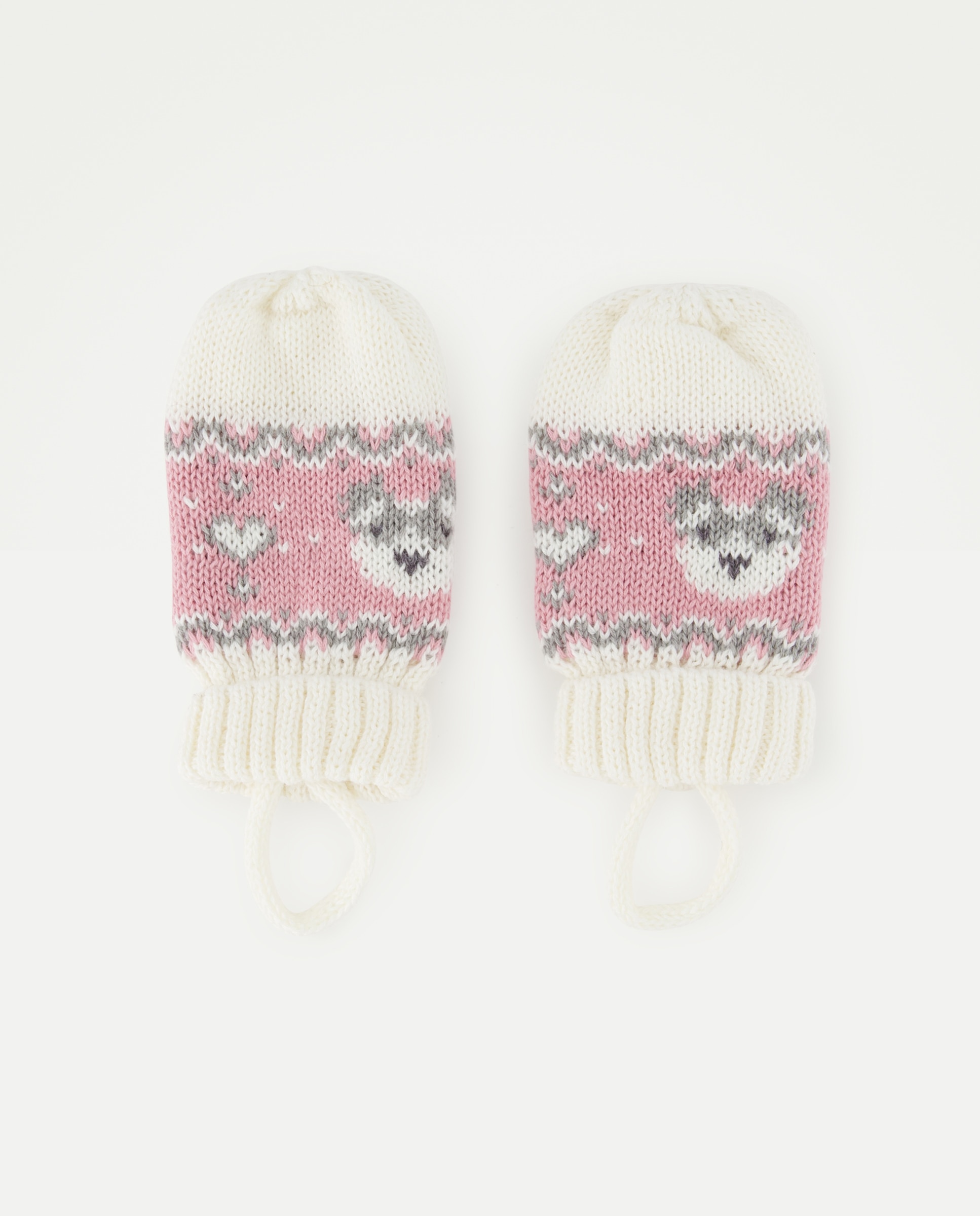Manoplas de bebé jacquard fantasía coordinado - Baby El Corte Inglés - 120 Crudo 120 Crudo-1