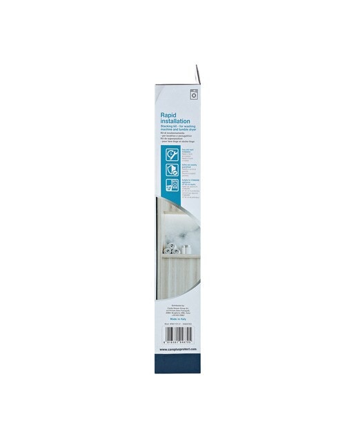Imagen 5 de Accesorio Care + Protect WSK1101/2, kit unión lavadoras secadoras - Blanco Blanco