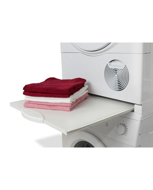 Acessório Universal Roller KUT23 União Máquina de Lavar e Secar Roupa com Prateleira Branco-5