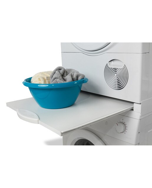 Acessório Universal Roller KUT23 União Máquina de Lavar e Secar Roupa com Prateleira Branco-6