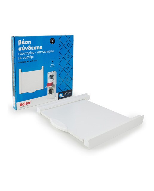 Acessório Universal Roller KUT23 União Máquina de Lavar e Secar Roupa com Prateleira Branco-12