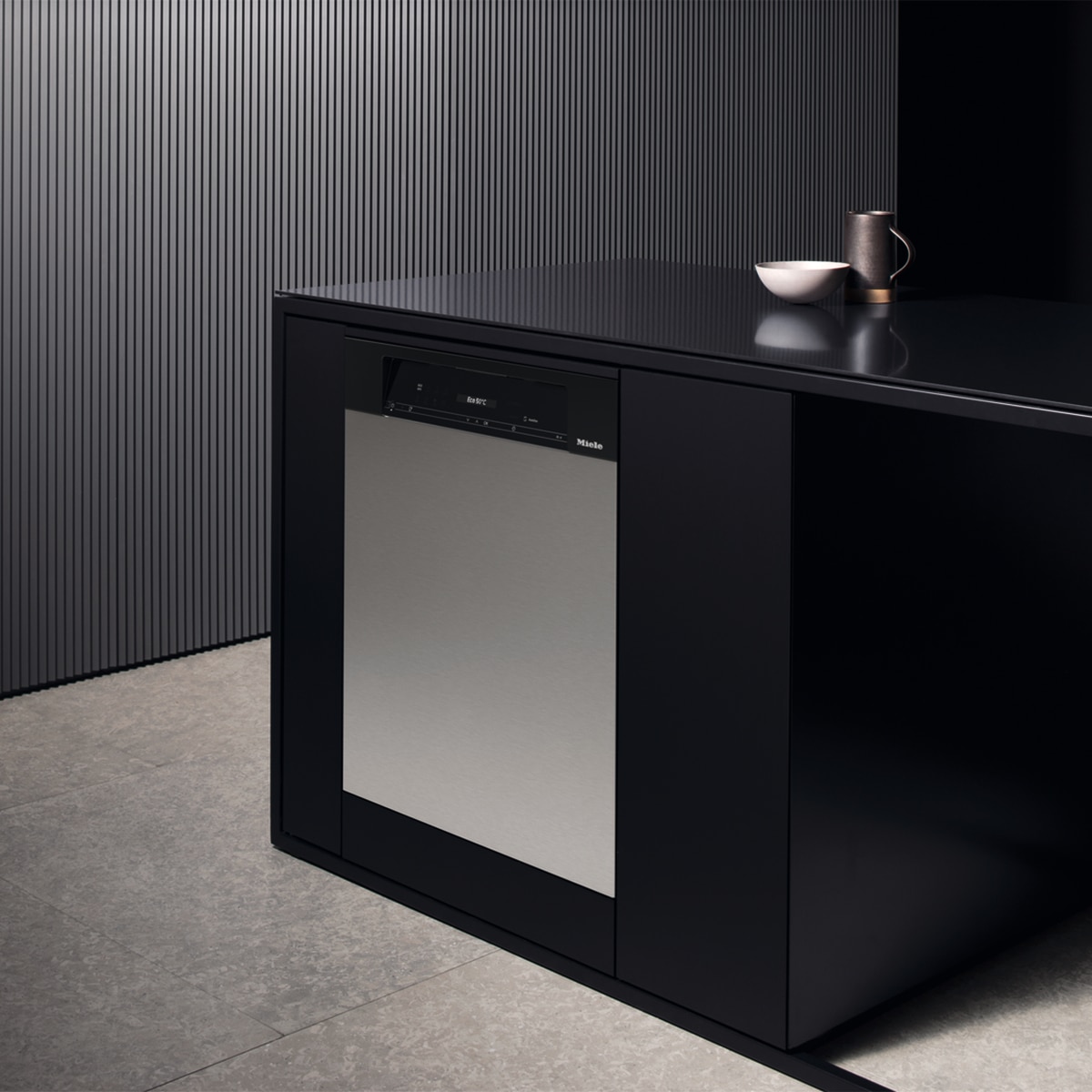 Revestimento de Porta Miele GFV60/60-7 ED/CS para Máquina de Lavar Loiça Encastrável CleanSteel/Branco Brilhante-2