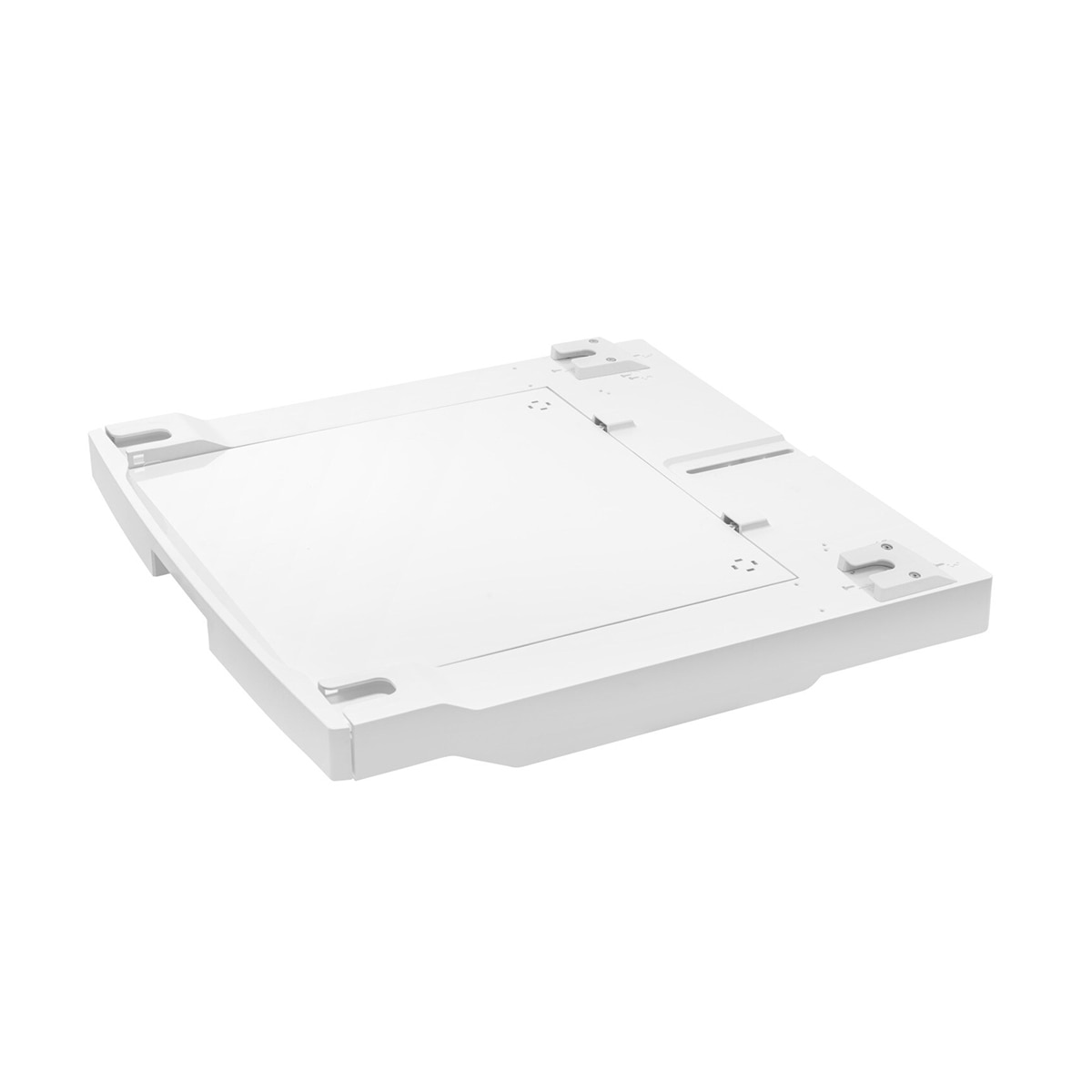 Accesorio AEG A1WYHSK2 unión lavadora secadora con bandeja de 52 - 67 cm y brida de seguirodad Blanco-2