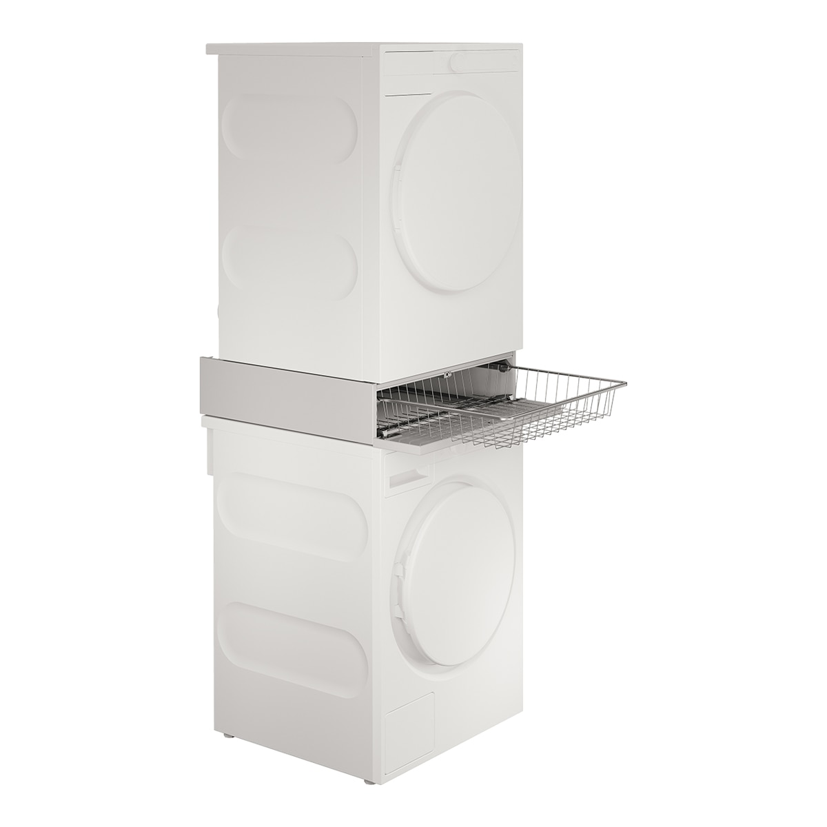 Accesorio Asko kit de unión de Lavadora y Secadora Cesta Extraíble - HB150W Blanco-4