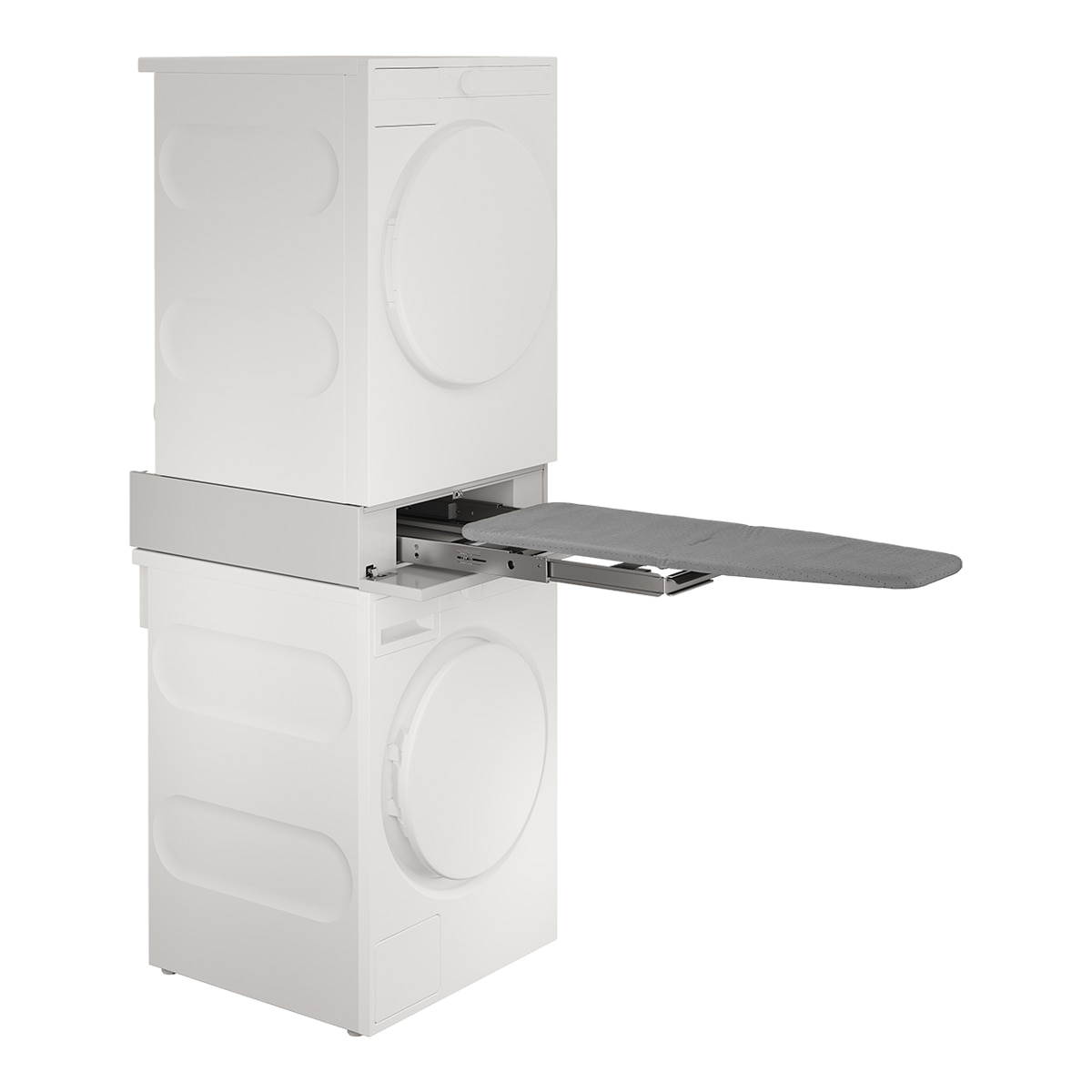 Acessório Asko Tábua de Engomar Extraível HI150W Kit de Ligação para Máquina de Lavar e Secar Roupa Branco-4