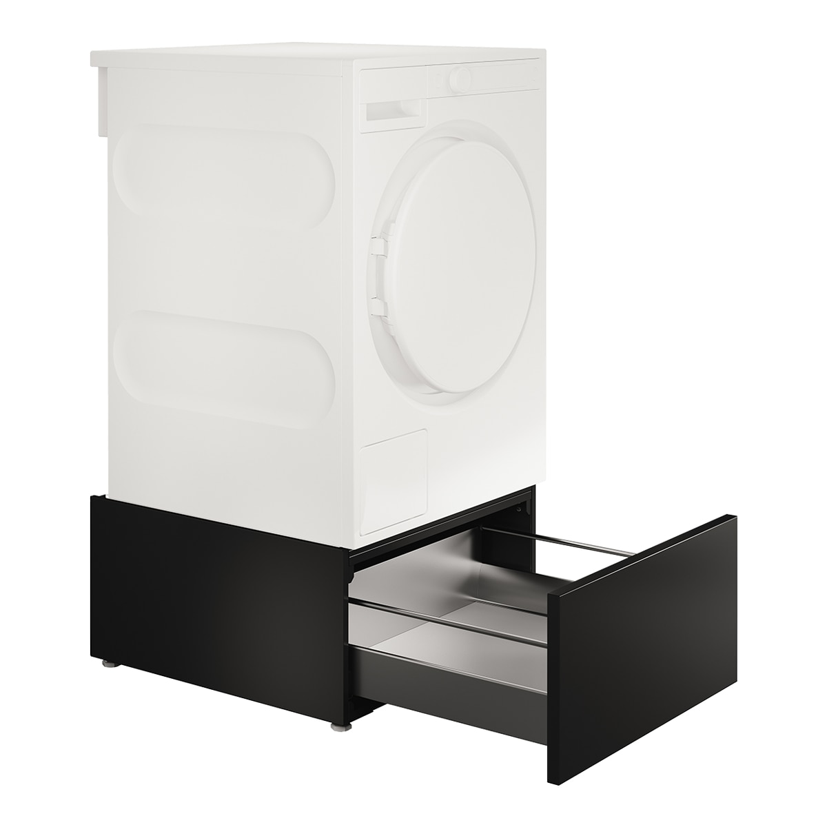 Accesorio Asko kit de unión de Lavadora y Secadora Cajón Extraíble - HP320G Negro-4
