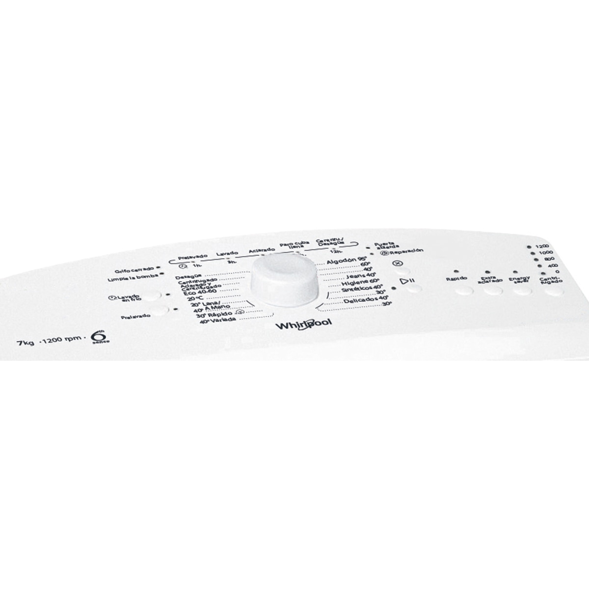 Lavadora carga superior Whirlpool 7 kg / 1.200 rpm - TDLR 7220LS Blanco-2
