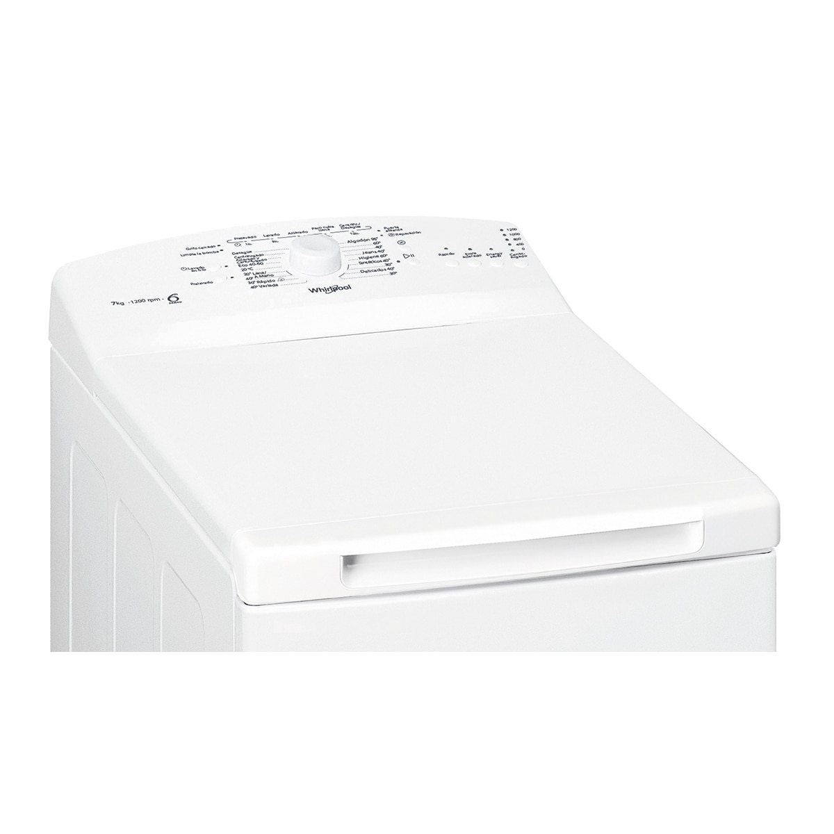 Lavadora carga superior Whirlpool 7 kg / 1.200 rpm - TDLR 7220LS Blanco-3