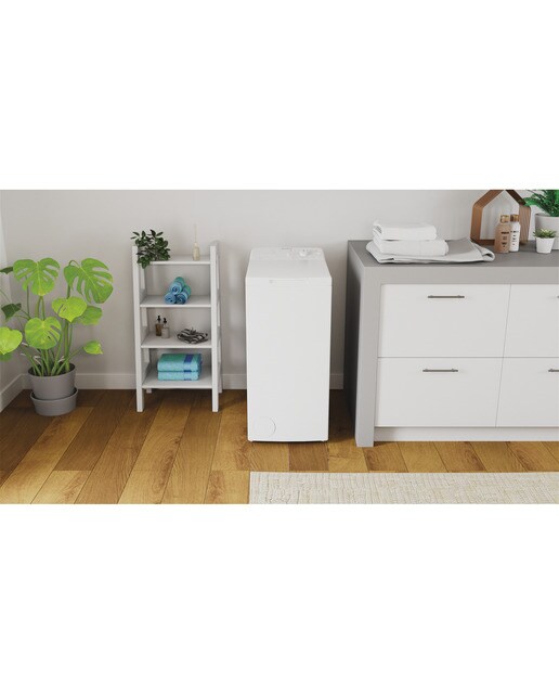 Lavadora carga superior Indesit 6 kg / 1000 rpm - BTW L60400 SP/N - Blanco Blanco-8