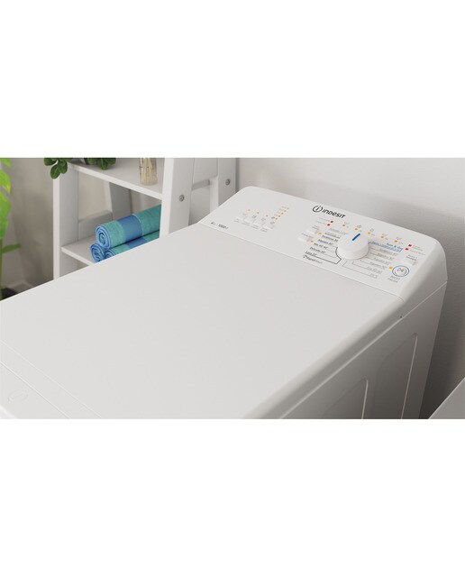 Lavadora carga superior Indesit 6 kg / 1000 rpm - BTW L60400 SP/N - Blanco Blanco-12