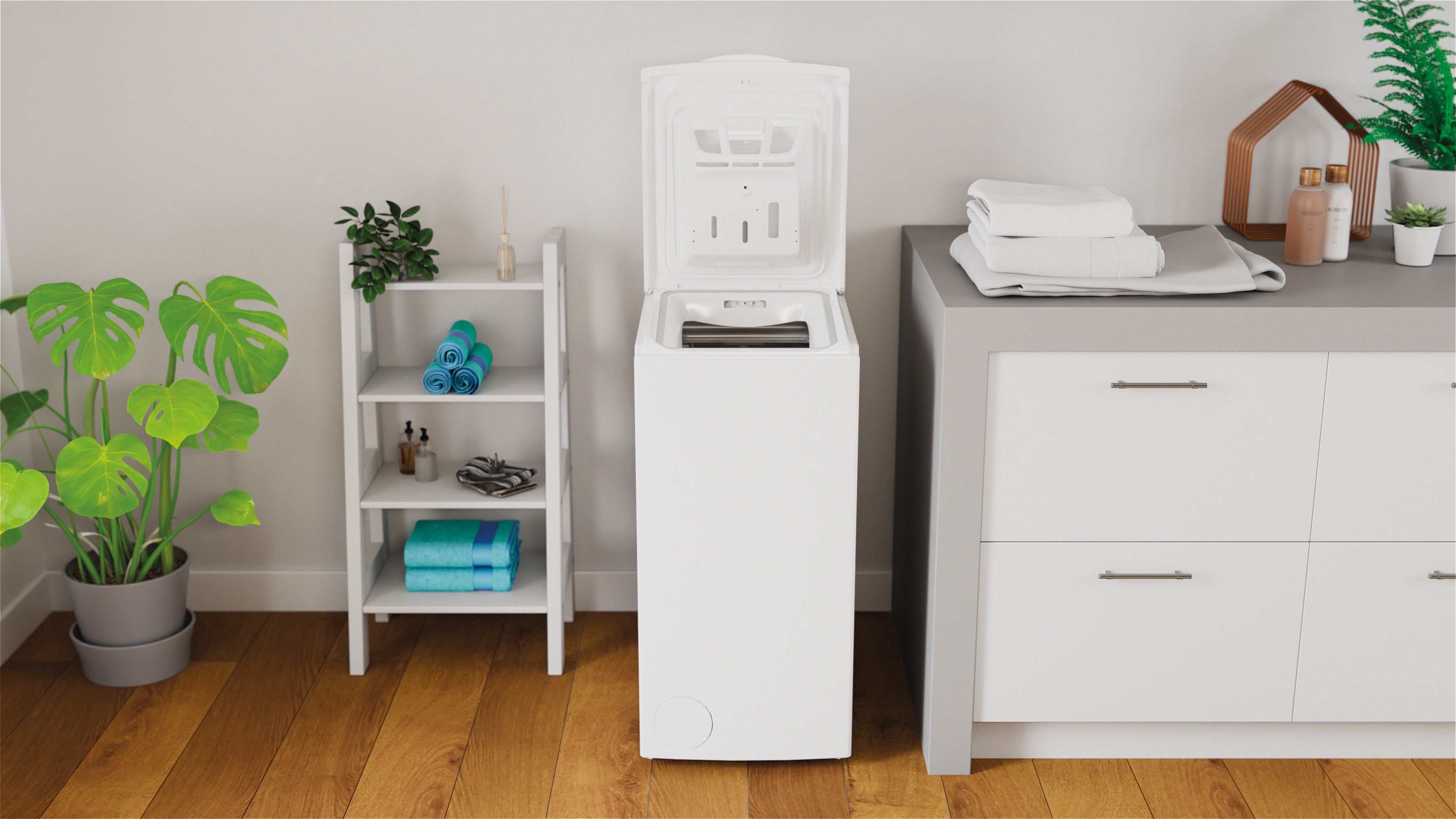 Lavadora carga superior Indesit 6 kg / 1000 rpm - BTW S60400 SP/N Blanco-2