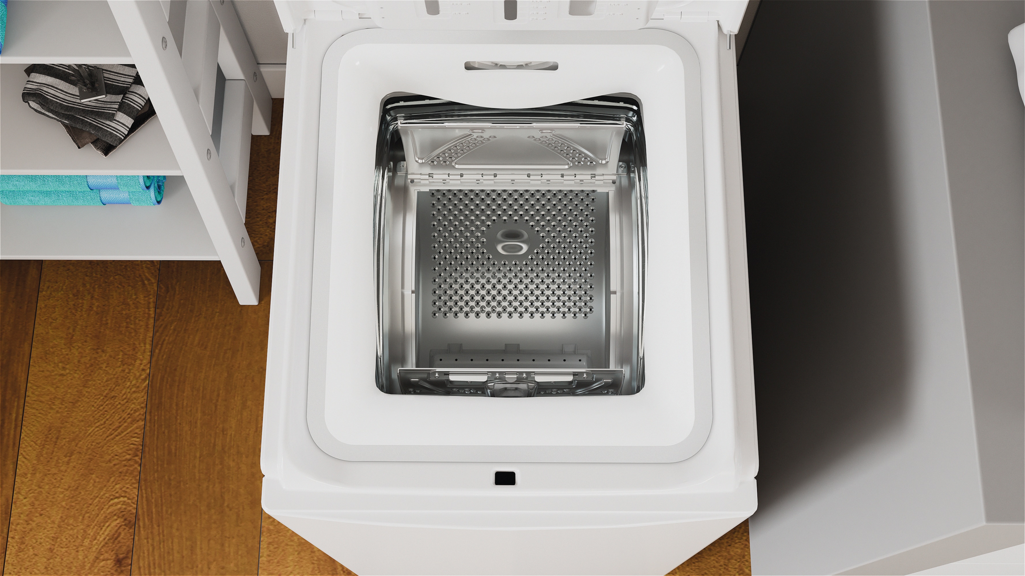 Lavadora carga superior Indesit 6 kg / 1000 rpm - BTW S60400 SP/N Blanco-8