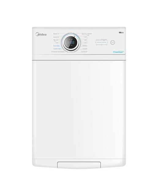 Lavadora carga superior Midea 8 kg / 1.300 rpm - MF100T80B/W-ES Blanco-3