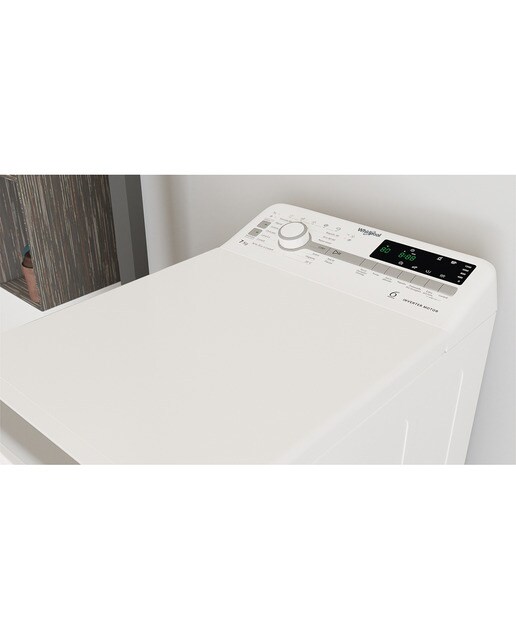 Lavadora carga superior Whirpool 7 kg / 1200 rpm - TDLR 7231BS SPT Blanco-4