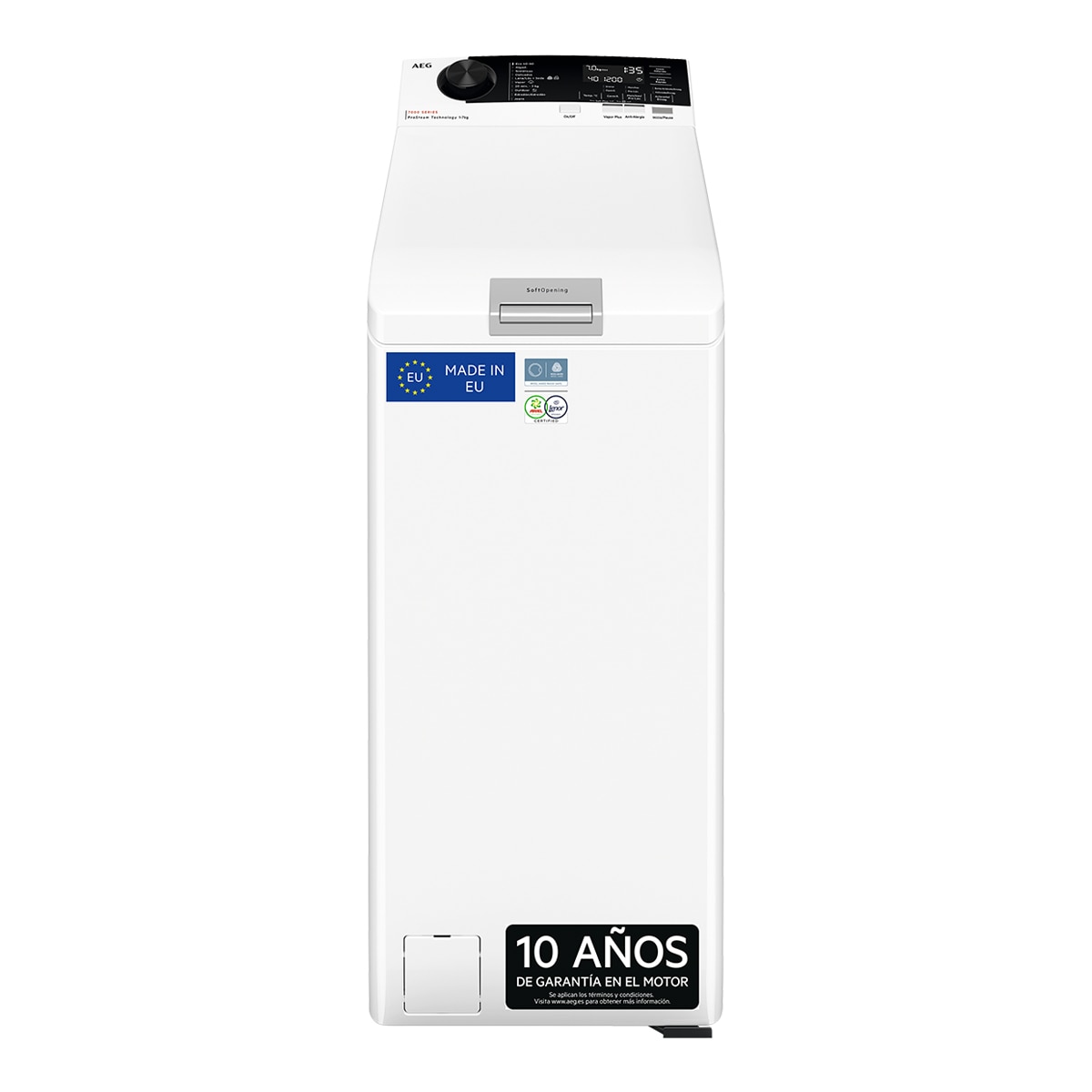 Imagen 0 de Lavadora de carga superior AEG 7 kg/ 1.200 rpm -LTA7E7231E