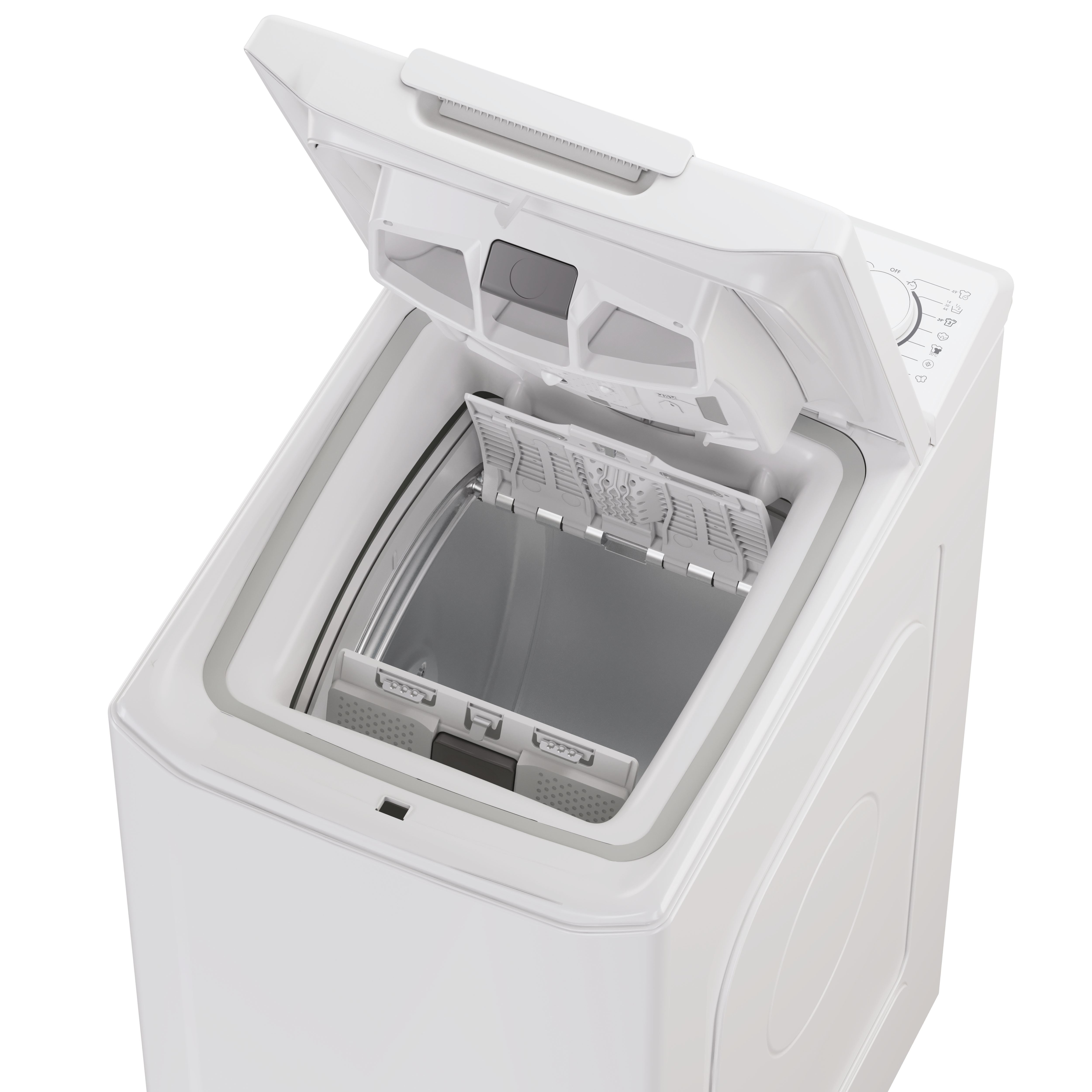 Lavadora carga superior Candy 6 kg / 1000 rpm ProWash 300 - TCA063D3-S Blanco-5