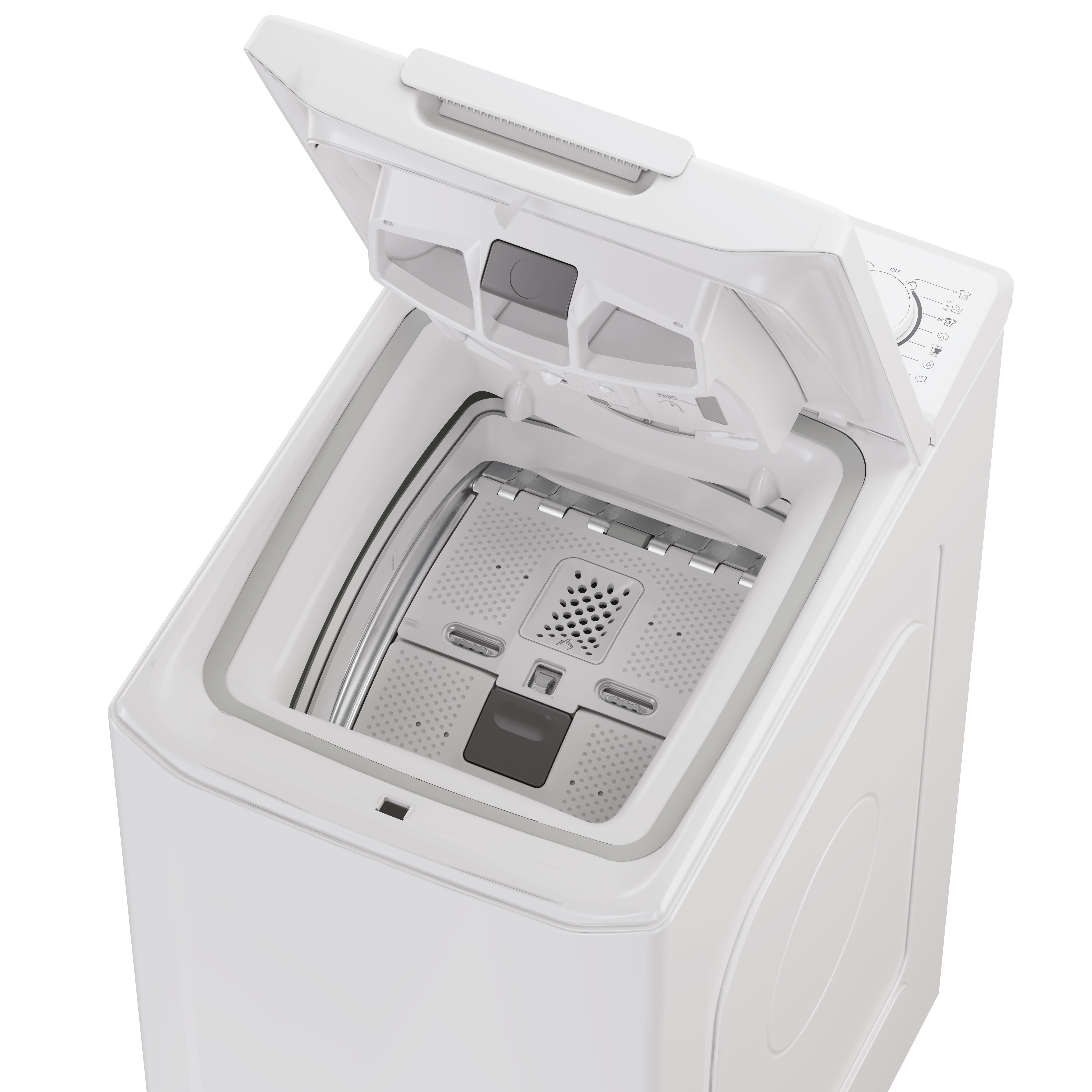 Lavadora carga superior Candy 6 kg / 1000 rpm ProWash 300 - TCA063D3-S Blanco-6