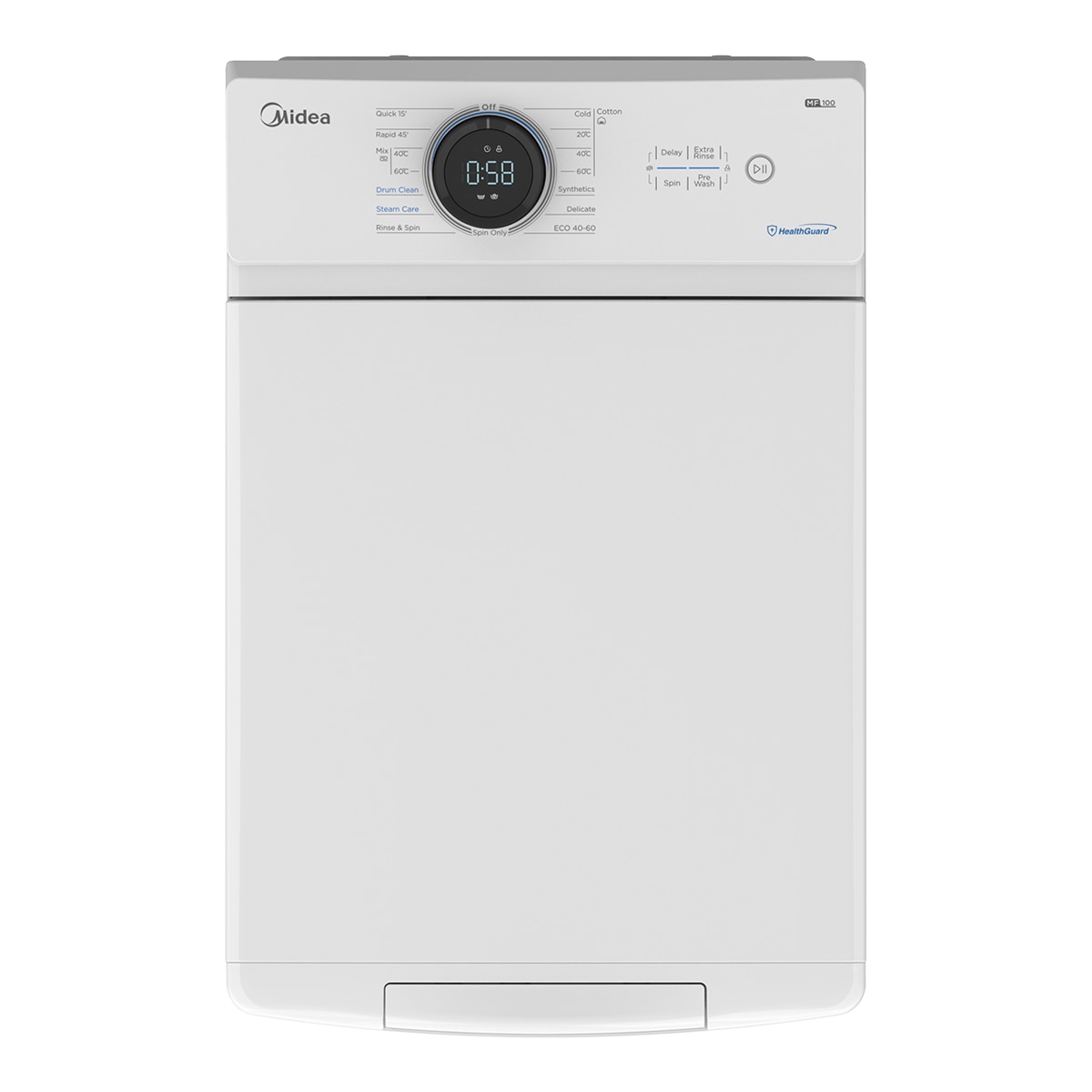 Lavadora carga superior Midea 7 kg / 1200 rpm - MF100T70BA10WES Blanco-3