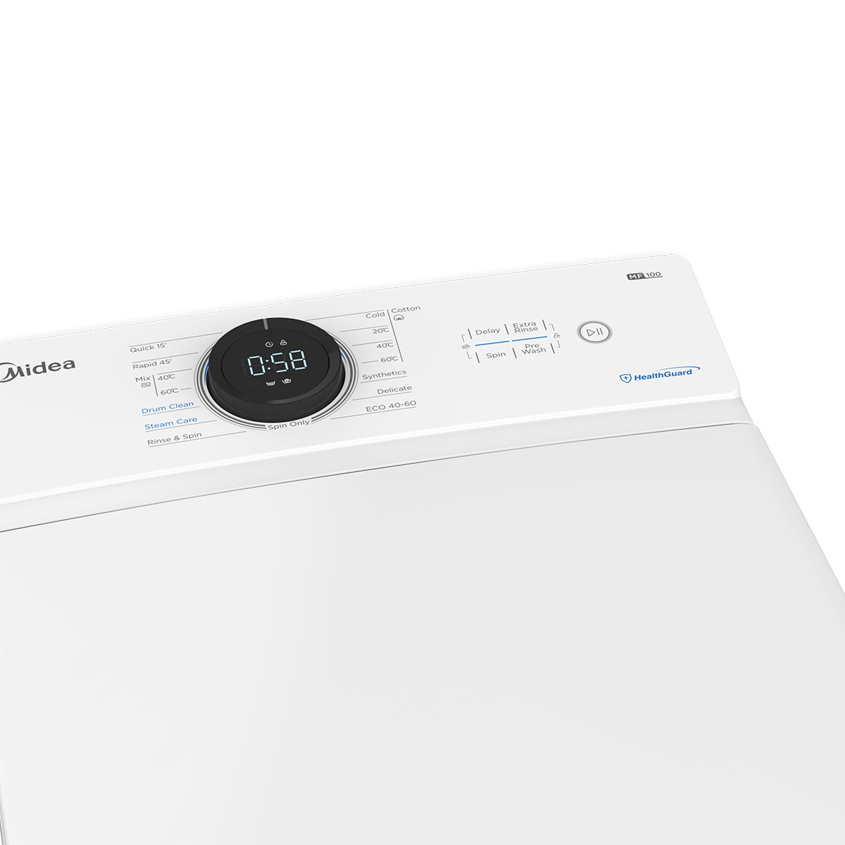 Lavadora carga superior Midea 7 kg / 1200 rpm - MF100T70BA10WES Blanco-6