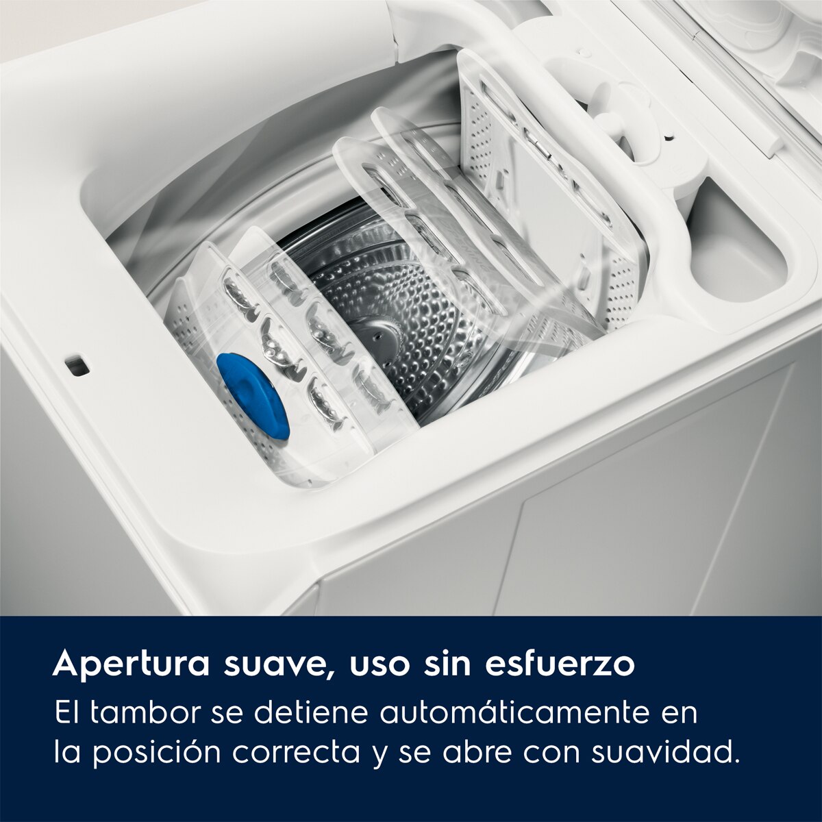 Lavadora carga superior Electrolux 7kg /1200 rpm, lavado rápido, vapor, Serie 600 - ETE6172P1A Blanco-6