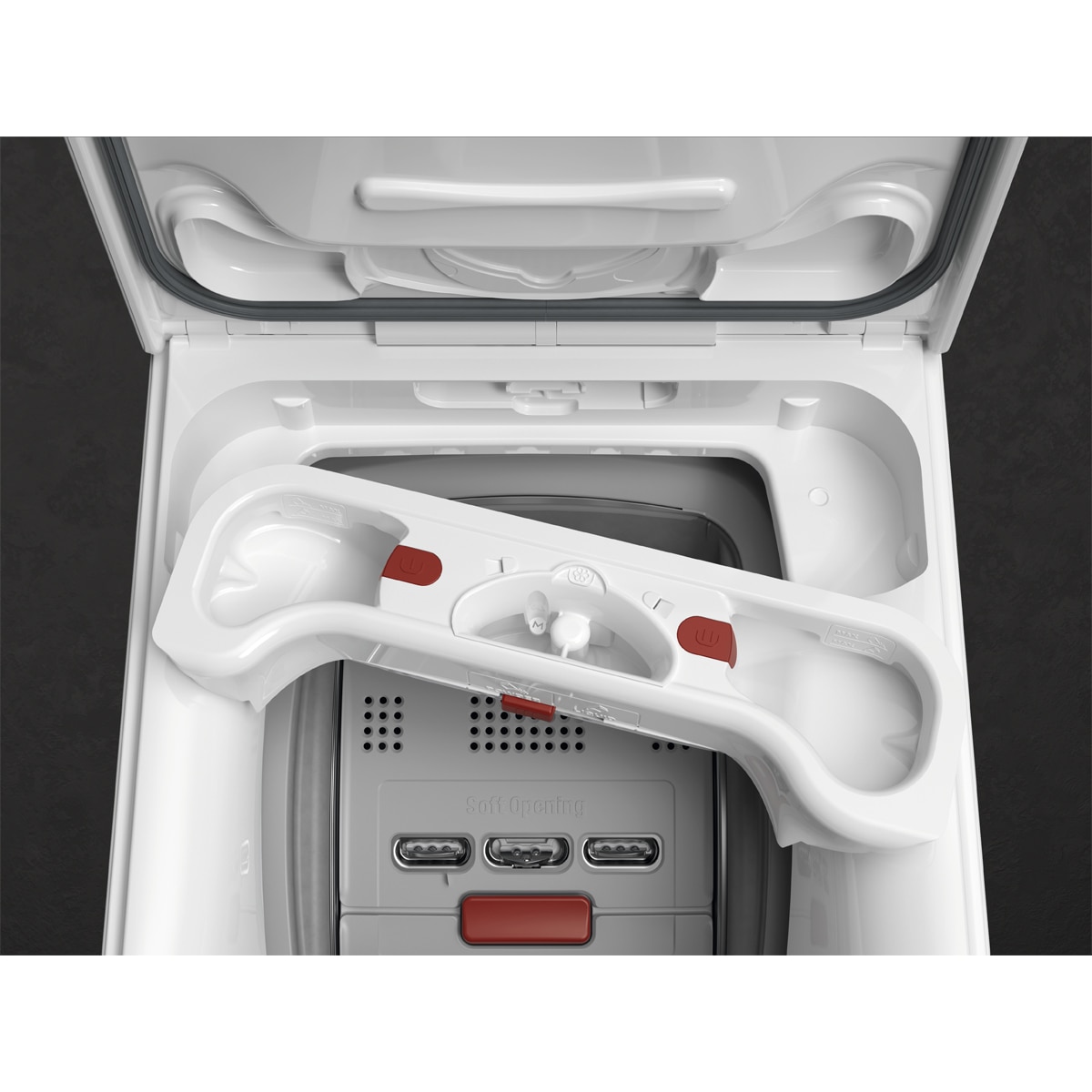 Lavadora carga superior AEG 7kg /1200 rpm / lavado rápido, h. con vapor, Serie 6000- LTE6K7230E Blanco-5