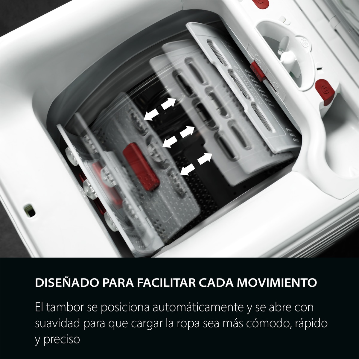 Lavadora carga superior AEG 7kg /1200 rpm / lavado rápido, h. con vapor, Serie 6000- LTE6K7230E Blanco-6