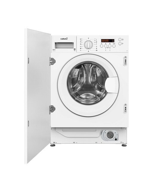 Máquina de Lavar Roupa Encastrável Cata LI 08014 /A Carga Frontal, de 8 Kg e de 1400 rpm - Branco Branco-1