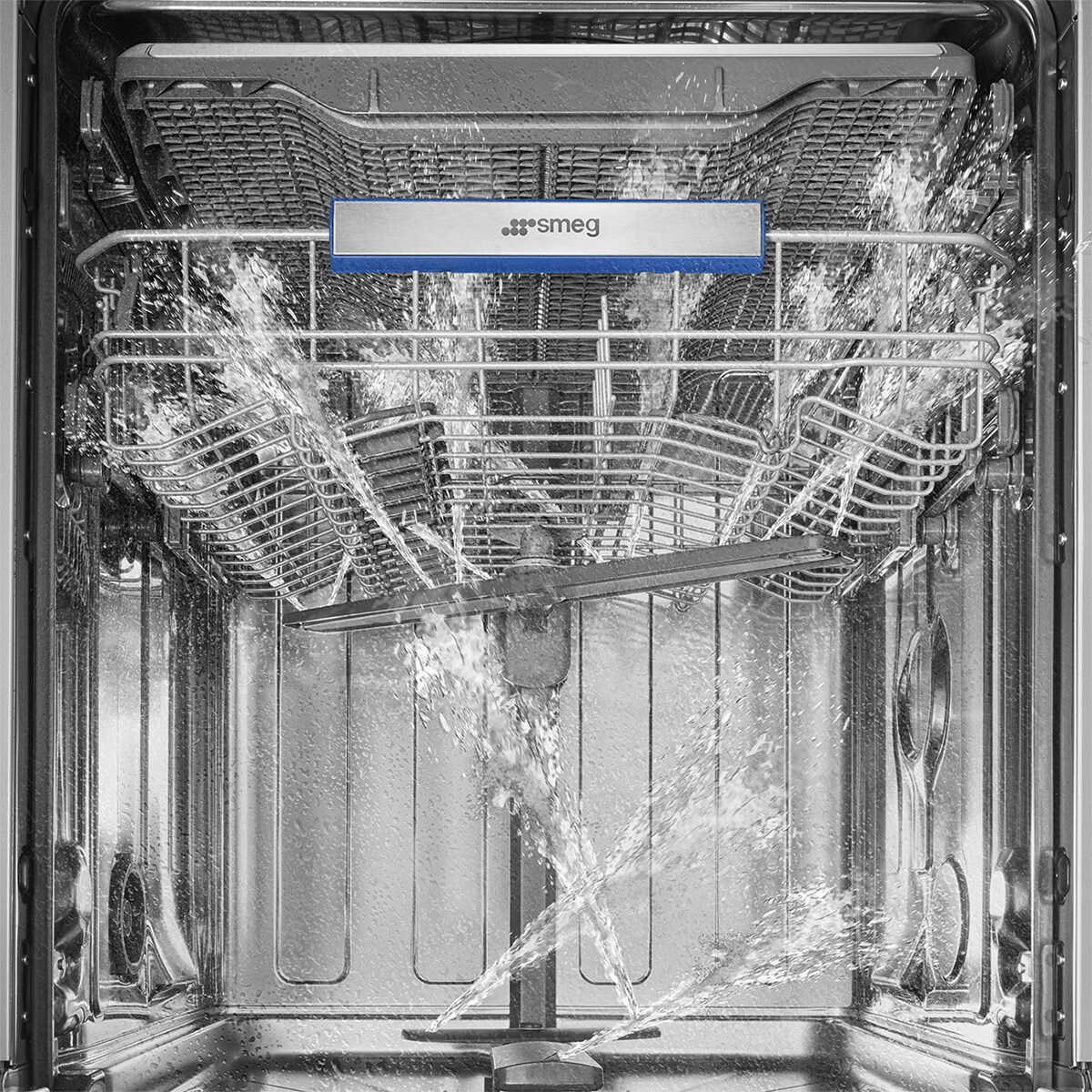 Máquina de Lavar e Secar Roupa Encastrável Smeg LSIA127 Carga Frontal de 7/4 Kg e de 1400 rpm - Branco Branco-7