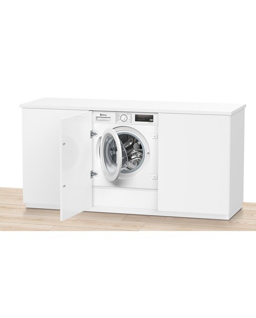 Máquina de Lavar Roupa Encastrável Balay 3TI983B Carga Frontal de 8 kg e 1200 rpm - Branco Branco-6