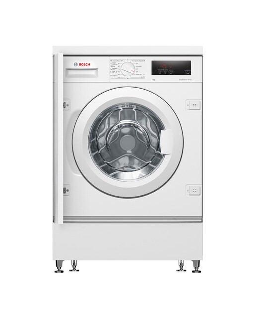 Imagem 0 de Máquina de Lavar Roupa Encastrável Bosch Série 6 WIW28302ES Carga Frontal de 8 kg e 1400 rpm - Branco Pastel