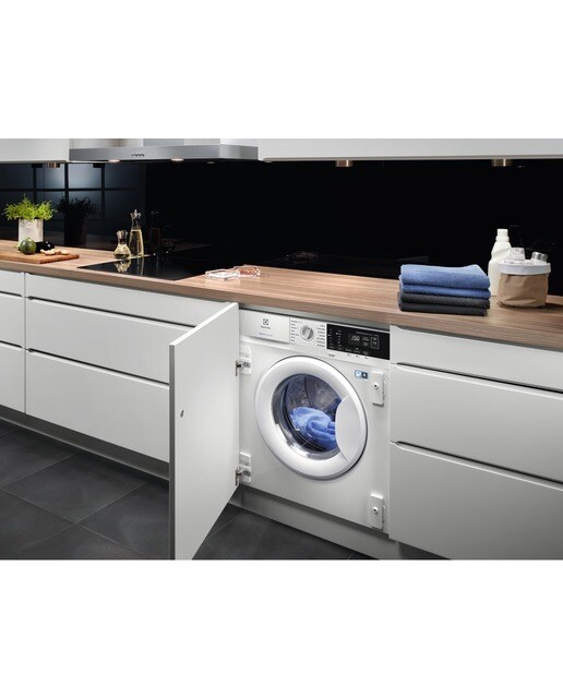 Máquina de Lavar Roupa Encastrável Electrolux EN7F4842OF Carga Frontal de 8 Kg e de 1350 rpm - Branco Branco-4