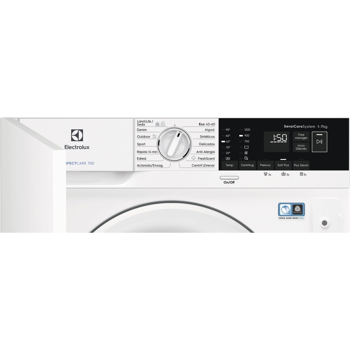 Máquina de Lavar Roupa Encastrável Electrolux EN7F4722AN Carga Frontal de 7 kg e 1200 rpm - Branco Branco-3