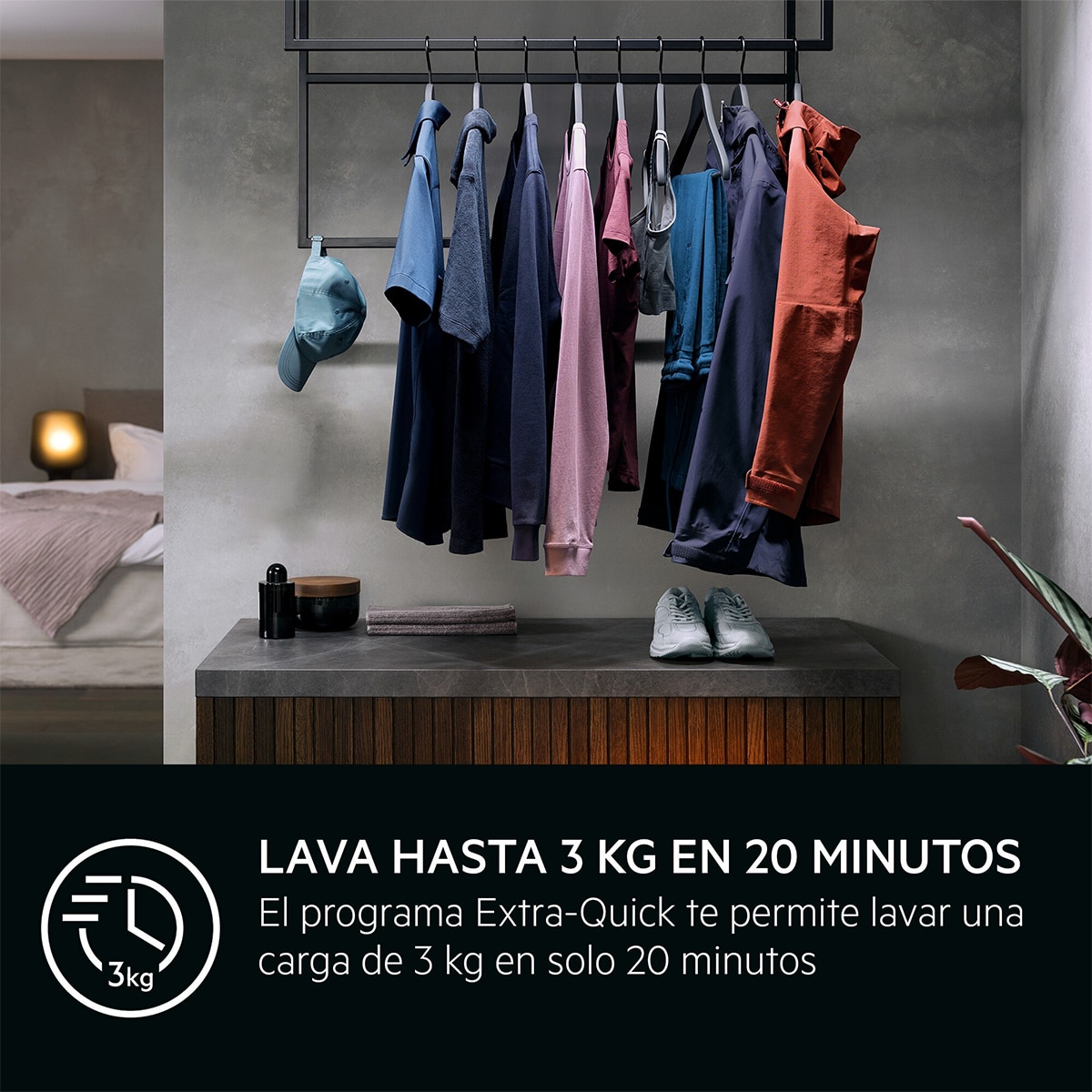 Máquina de Lavar Roupa Encastrável AEG Série 8000 LFN8E8436C PowerCare de 8 kg e 1400 rpm - Branco Branco-6