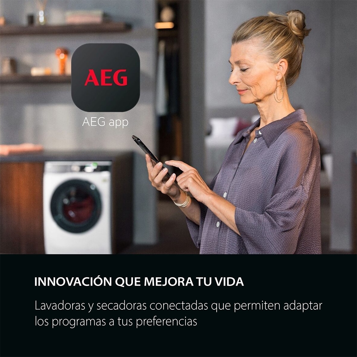 Máquina de Lavar Roupa Encastrável AEG Série 8000 LFN8E8436C PowerCare de 8 kg e 1400 rpm - Branco Branco-15